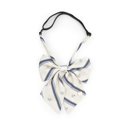 【畢業服・典禮】斜紋條紋蝴蝶結領帶