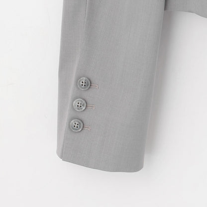 【畢業服・典禮】帶徽章短款外套