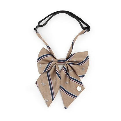 【畢業服・典禮】斜紋條紋蝴蝶結領帶