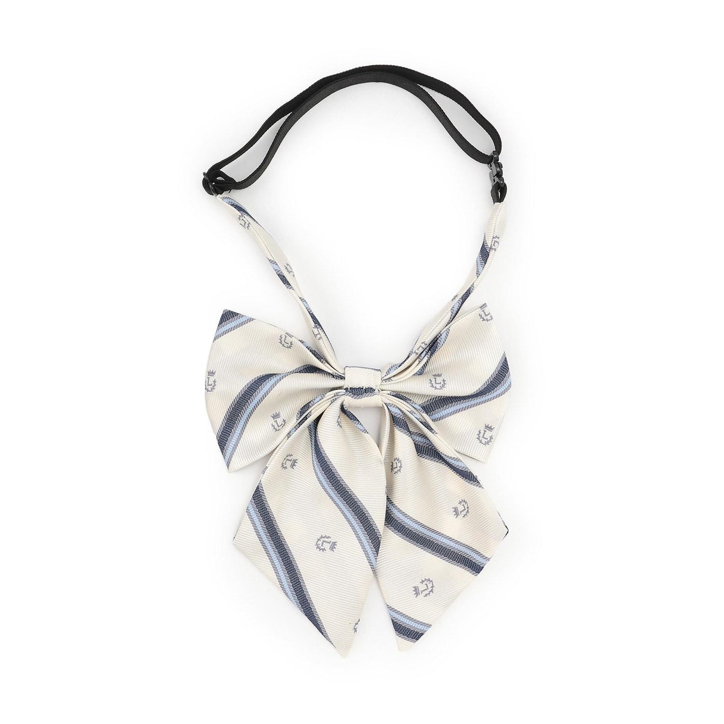 【畢業服・典禮】斜紋條紋蝴蝶結領帶