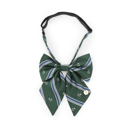 【畢業服・典禮】斜紋條紋蝴蝶結領帶