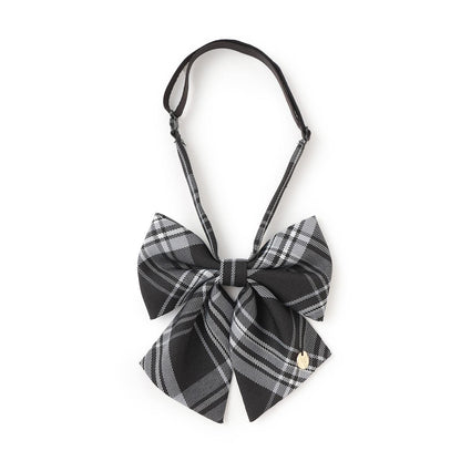 【畢業服・典禮】格紋蝴蝶結領帶