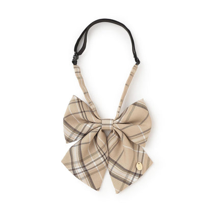 【畢業服・典禮】格紋蝴蝶結領帶