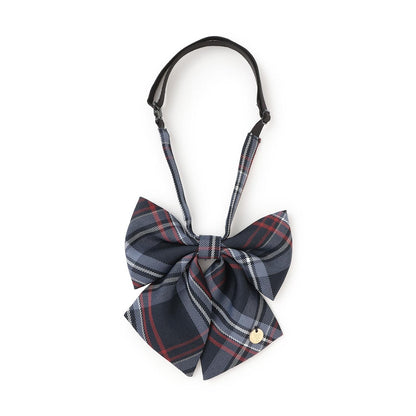 【畢業服・典禮】格紋蝴蝶結領帶