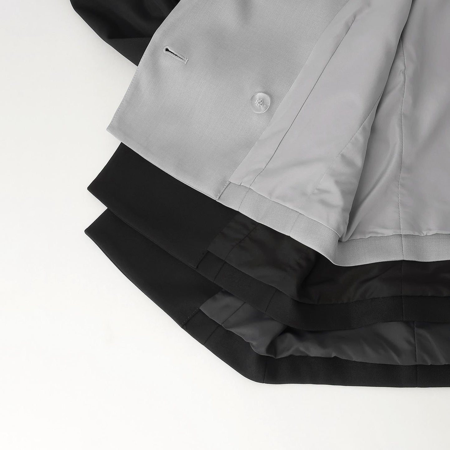 【畢業服・典禮】帶徽章短款外套