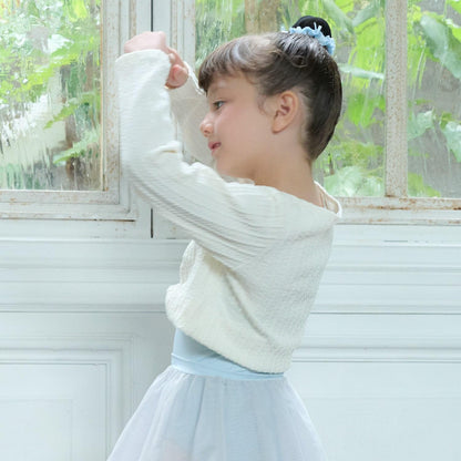 芭蕾風提花上衣