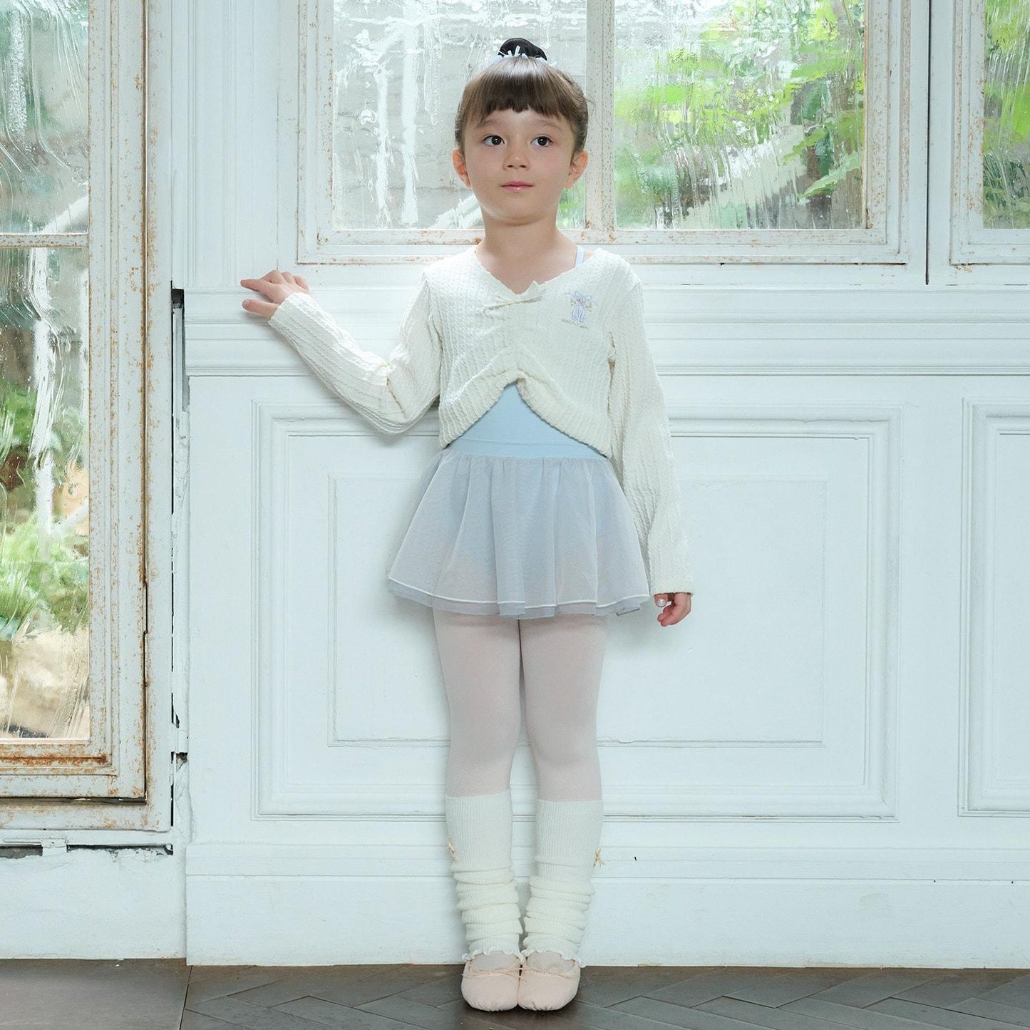 芭蕾風提花上衣