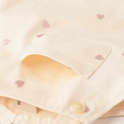 刺繡揹帶裙套裝