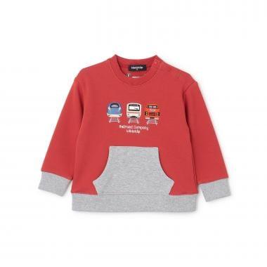 正面電車配色衛衣