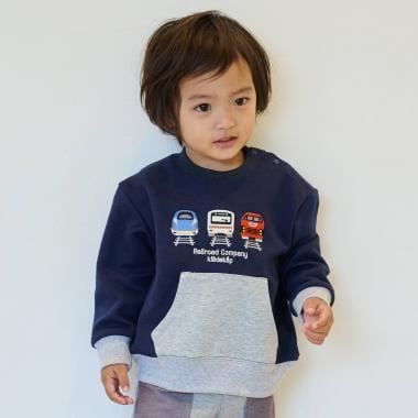 正面電車配色衛衣