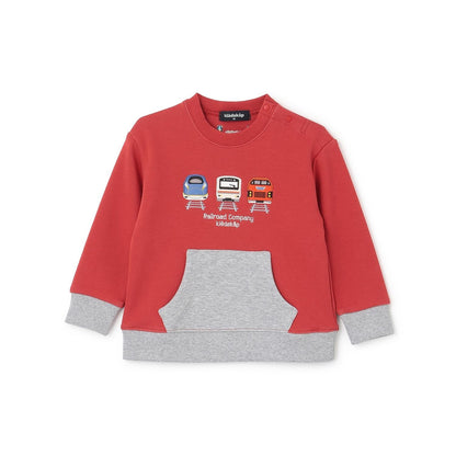 正面電車配色衛衣