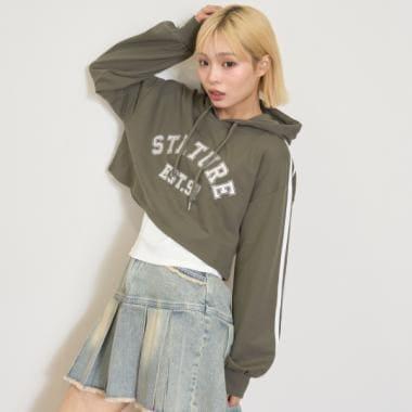 【LTXC/速幹】短款連帽衫內搭套裝