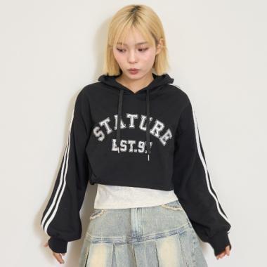 【LTXC/速幹】短款連帽衫內搭套裝