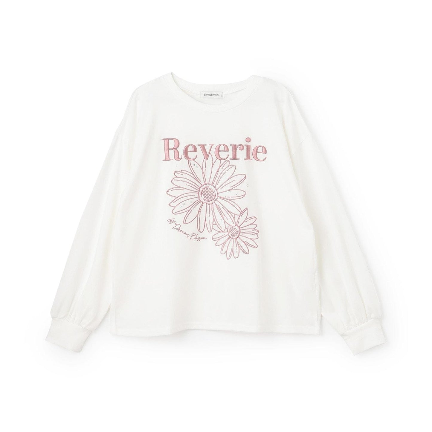 圖案拼接長袖T恤