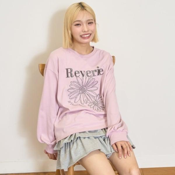 圖案拼接長袖T恤