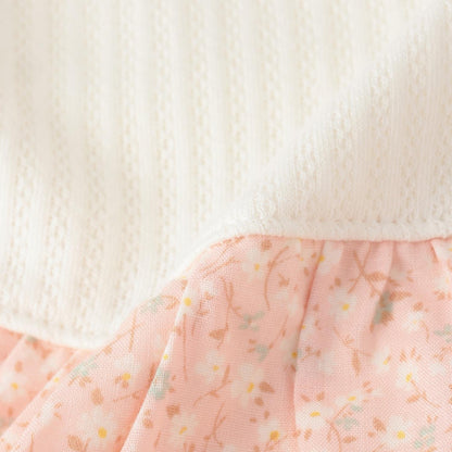 小花圖案長款上衣【日本製造】