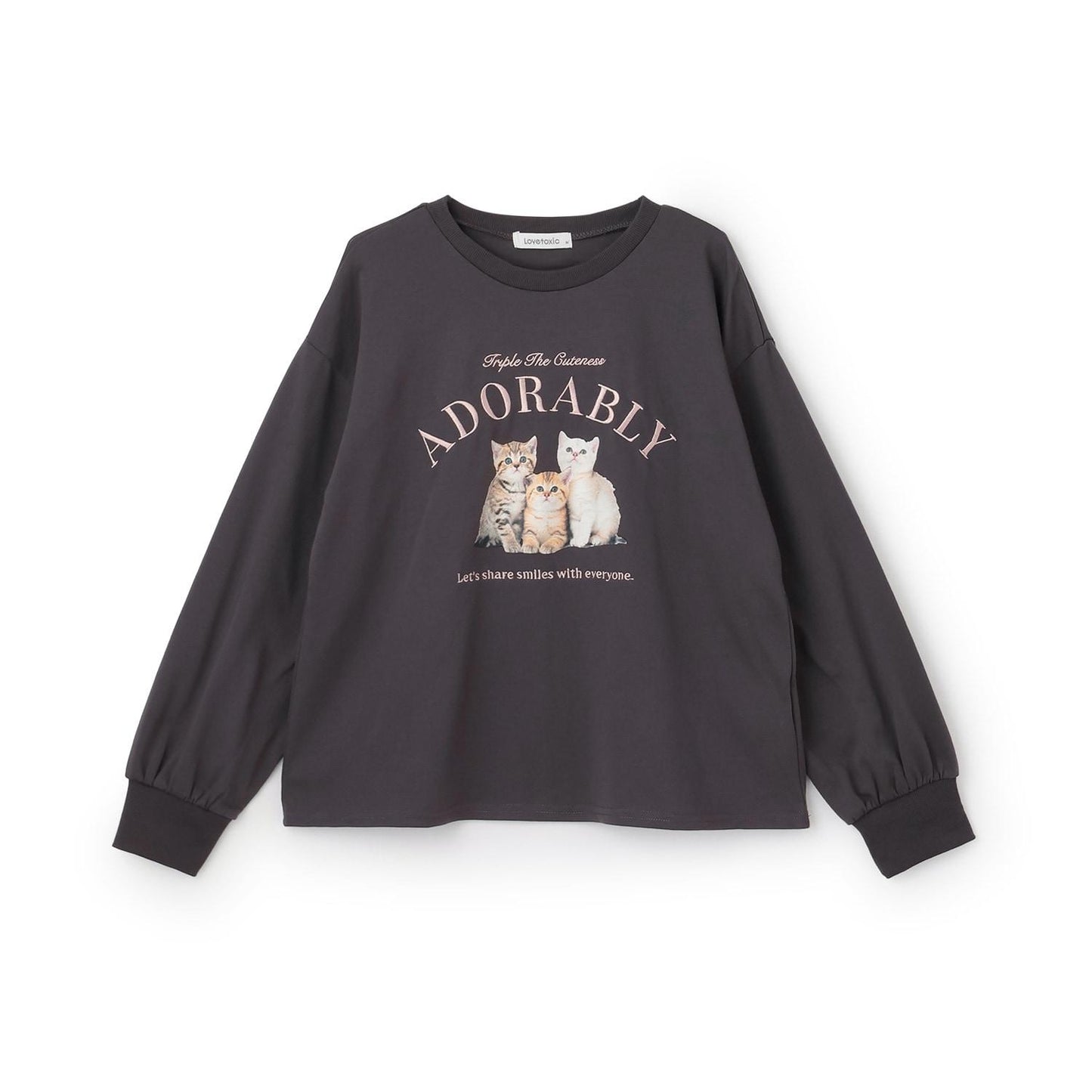 圖案拼接長袖T恤