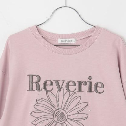 圖案拼接長袖T恤