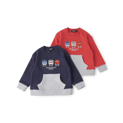 正面電車配色衛衣