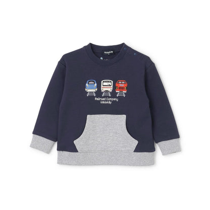 正面電車配色衛衣