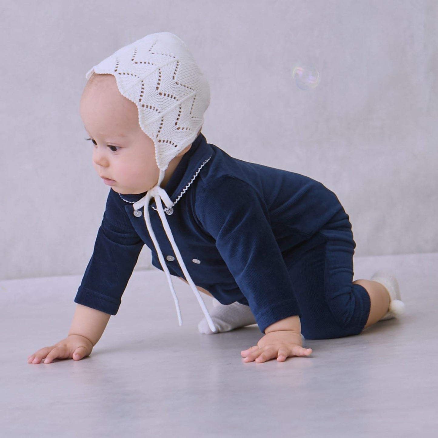 雙排扣帶領連體衣