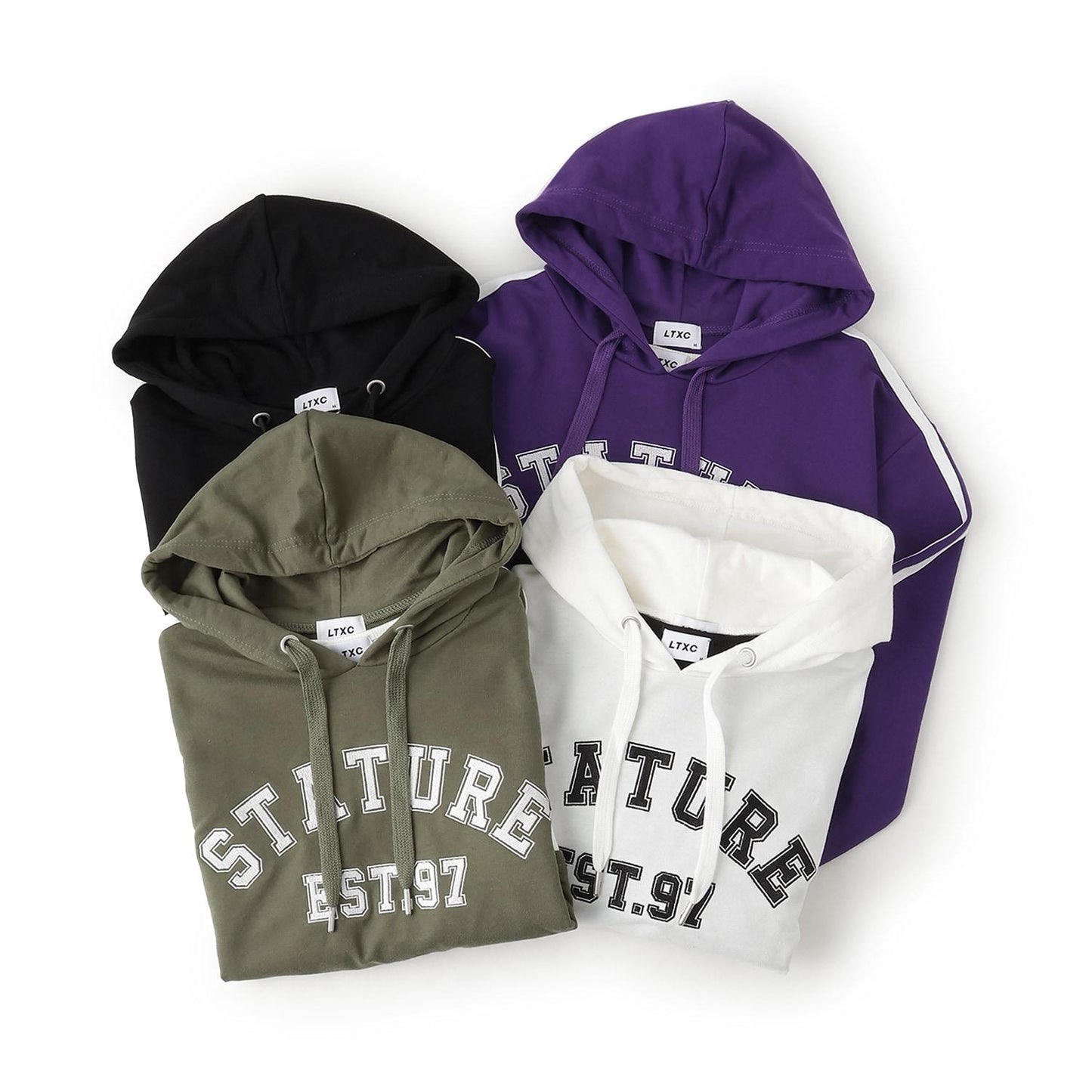 【LTXC/速幹】短款連帽衫內搭套裝