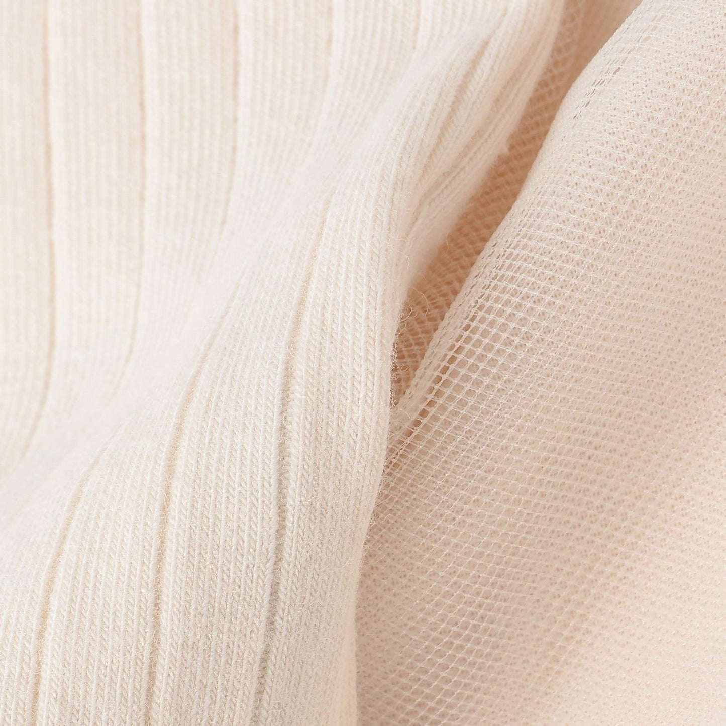 花卉網紗長袖連衣裙套裝