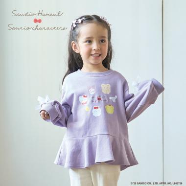 【スタジオハヌル×三麗鷗角色】荷葉邊廓形印花衛衣