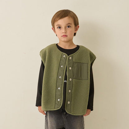 【組合自由系列】羊羔絨馬甲