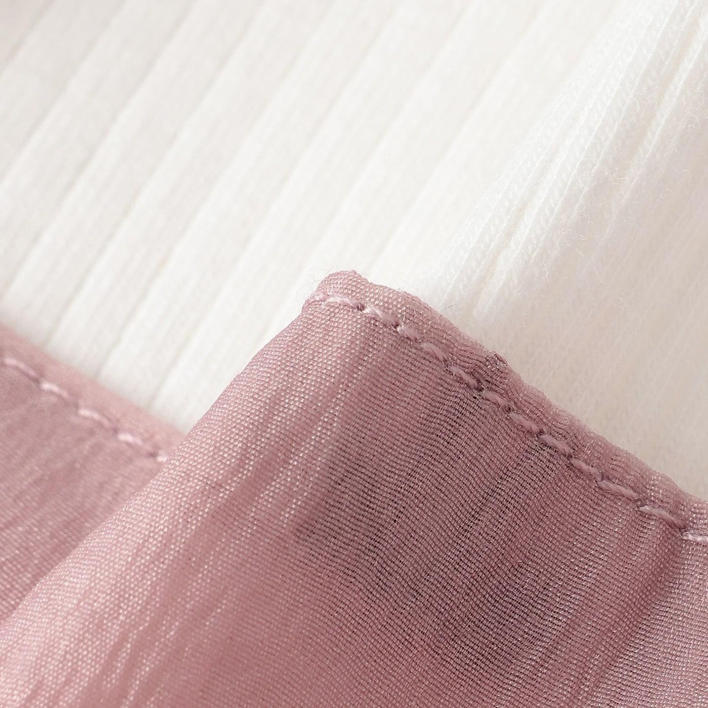 蝴蝶結刺繡連衣裙套裝