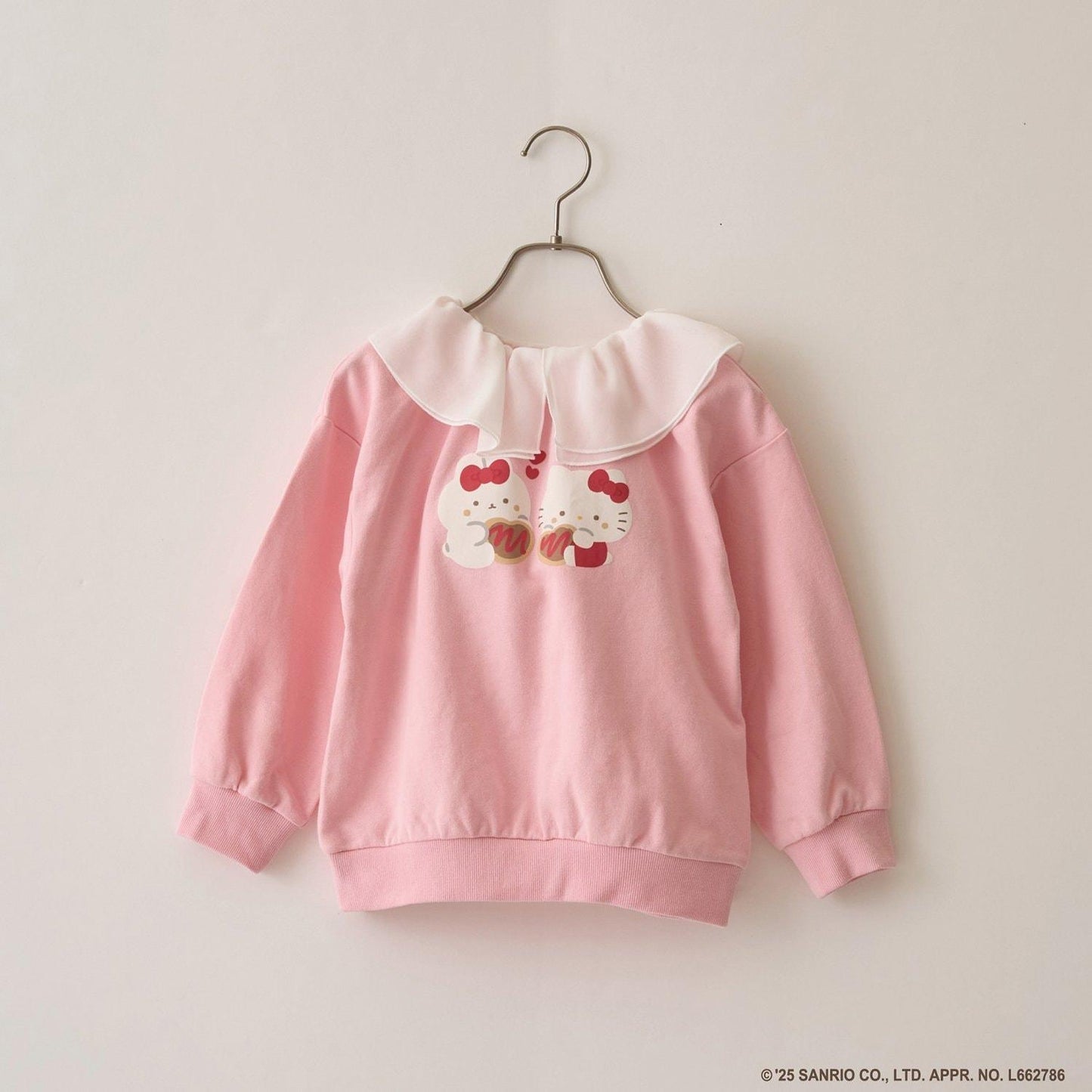 【スタジオハヌル×三麗鷗角色】【正反兩穿】拼色翻領衛衣