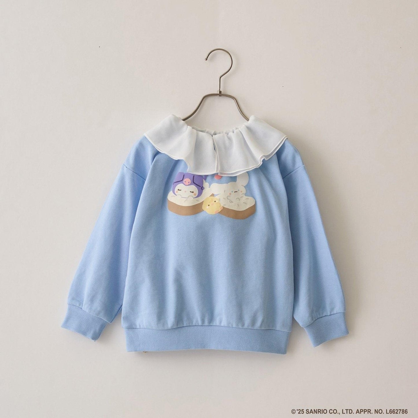 【スタジオハヌル×三麗鷗角色】【正反兩穿】拼色翻領衛衣