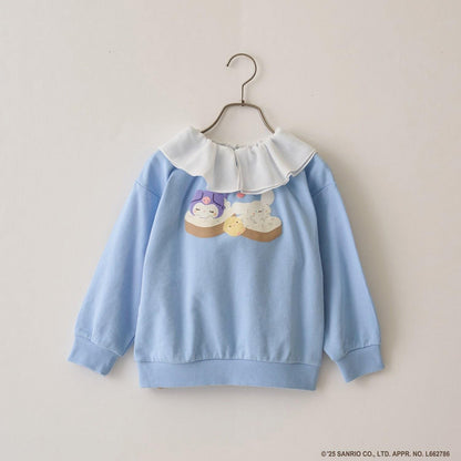 【スタジオハヌル×三麗鷗角色】【正反兩穿】拼色翻領衛衣