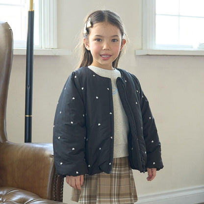 拼色全刺繡無領夾克