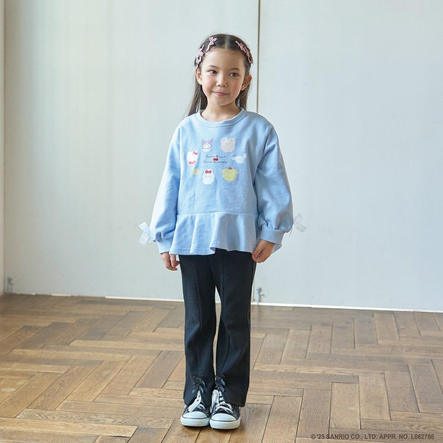 【スタジオハヌル×三麗鷗角色】荷葉邊廓形印花衛衣