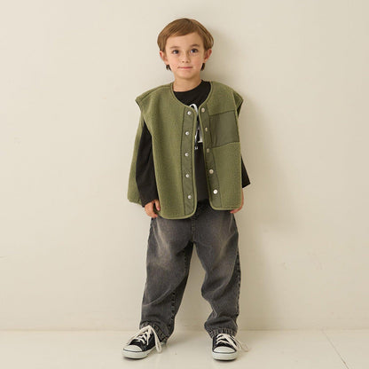 【組合自由系列】羊羔絨馬甲