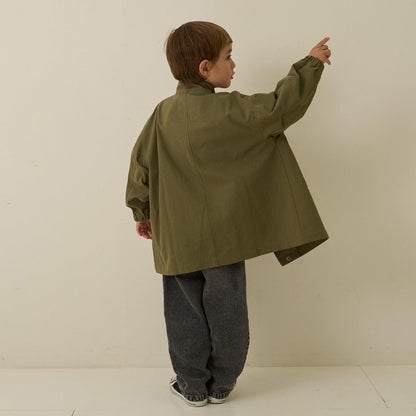 【組合自由系列】中長款派克大衣