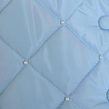 珍珠裝飾菱格短款外套