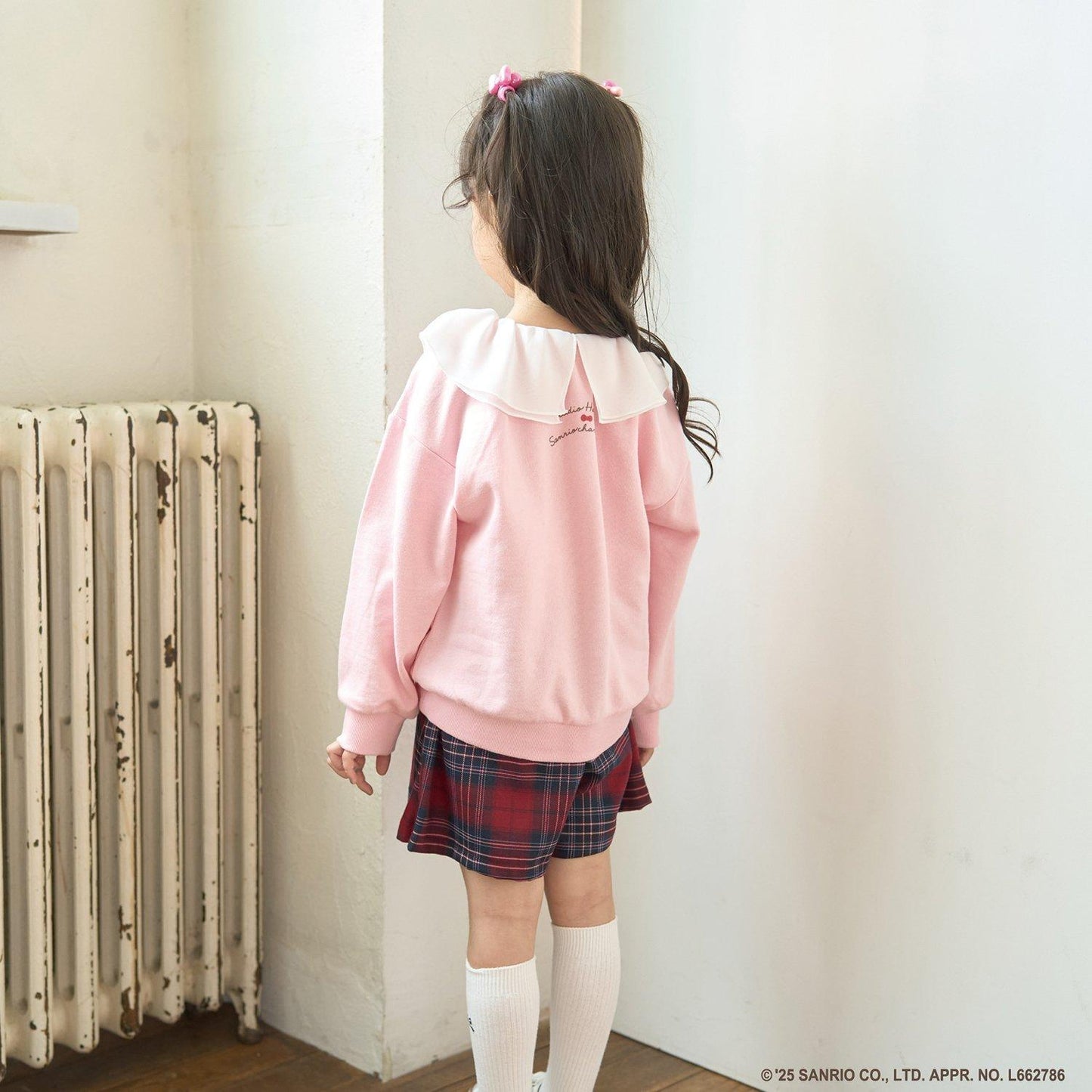 【スタジオハヌル×三麗鷗角色】【正反兩穿】拼色翻領衛衣