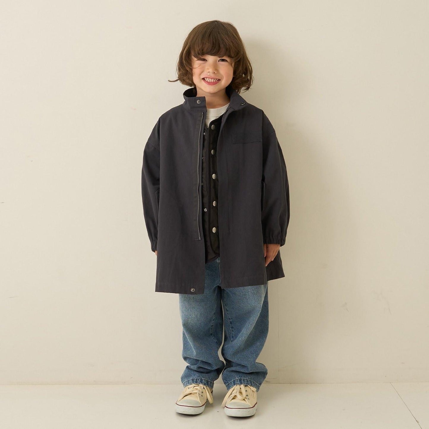 【組合自由系列】中長款派克大衣