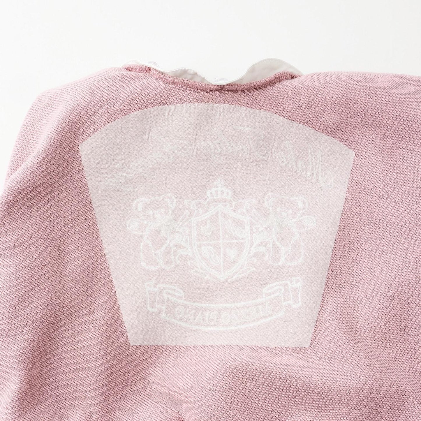 【人氣商品】【直營店無售】學院風刺繡翻領衛衣