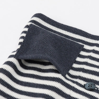 水手領針織開衫【日本製造】