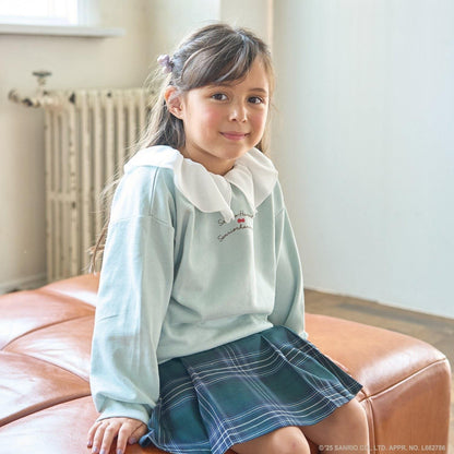 【スタジオハヌル×三麗鷗角色】【正反兩穿】拼色翻領衛衣