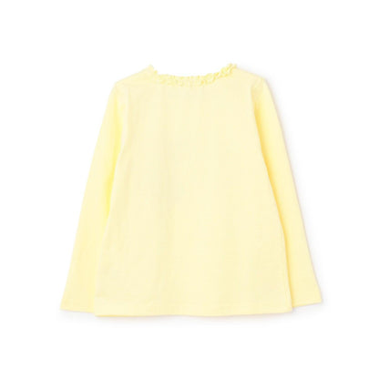 甜甜圈圖案貼布長袖T恤