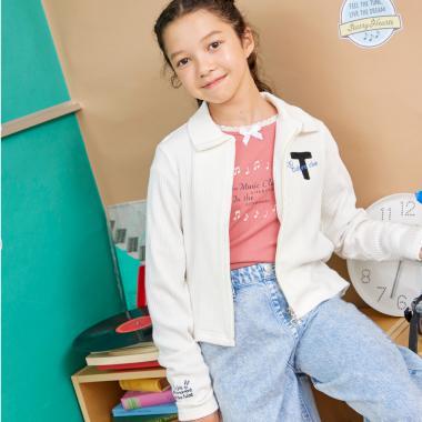 【Trois Lapins】雙拉鍊羅紋開衫