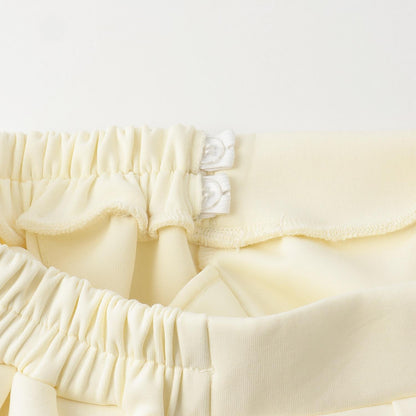 水手風半拉鍊上衣×裙子套裝