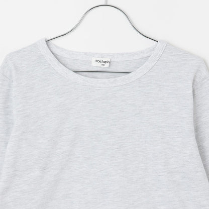 【Trois Lapins】蕾絲T恤疊穿套裝