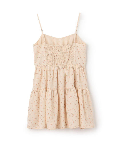 繫帶褶皺連衣裙【韓國時尚】