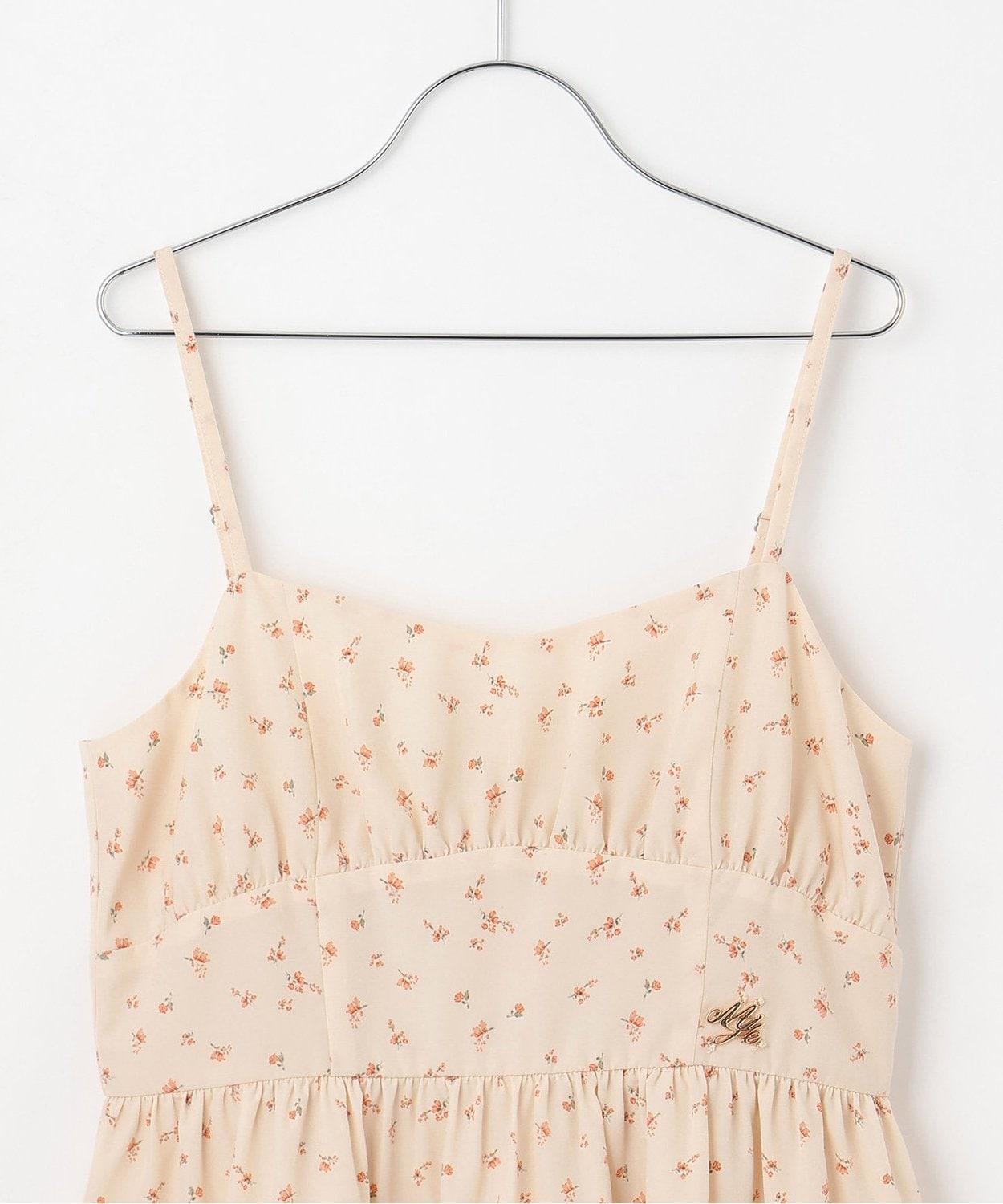 繫帶褶皺連衣裙【韓國時尚】