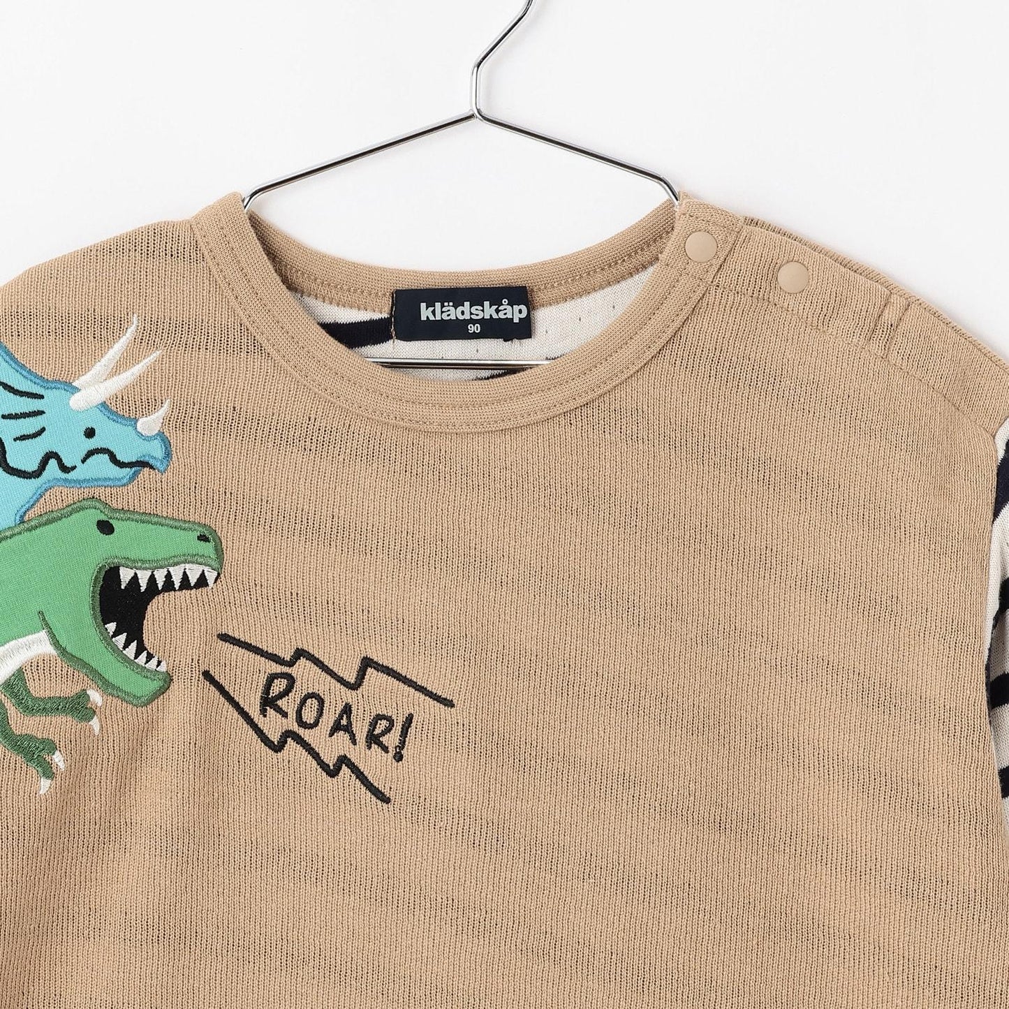 恐龍拼接長袖T恤